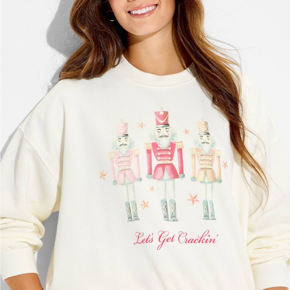 Viral Target Nutcracker sweatshirt NWT xxs